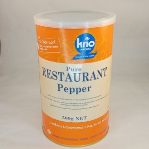 POIVRE RESTAURATION 12/500g KRIO pure restaurant pepper *RUP07.26*
