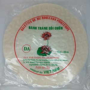 GALETTE DE RIZ FINE 28cm 20/1kg DUY ANH goi cuon ht *RUP07.26*