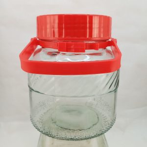 BOCAL VIN EN VERRE avec robinet 1L 24pcs/ctn 1-3 PLION2 06.26