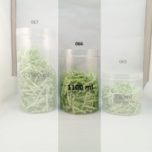 BOCAL PLAST TRANSP couvercle 1100ml 100*150mm 50pcs/ctn  PLION2 06.26