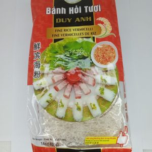 VERMICELLE DE RIZ FINE 30/400g DUY ANH banh hoi tuoi 08.26