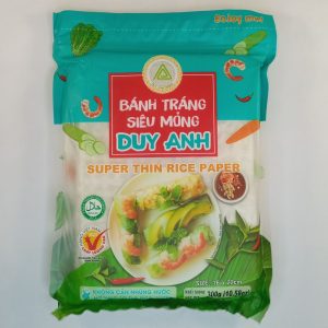 GALETTE DE RIZ SUPER FINE RECTANGLE 16*22cm  40/300g DUY ANH 08.26