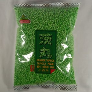 PERLES DE TAPIOCAS VERT 'S' 032 TTC 50/400g #60032 pandan 08.26