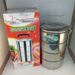 GAMELLE INOX 4comp 14*28cm 1-5 P39 05.26