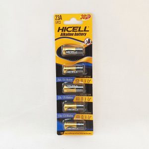 PILE ALKALINE 23A HICELL 12V 1pcs -240pack/5pcs/ctn P34 09.25