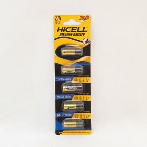 PILE ALKALINE 27A HICELL 12V 1pcs - 240pack/5pcs/ctn P34 09.25
