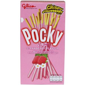 POCKY FRAISE 120/10/45g GLICO #49116 pocky strawberry FR 09.26