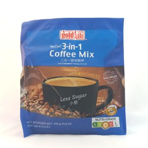 CAFE MIX 3en1 LESS SUGAR 24/450g GOLDKILI T059 11.25