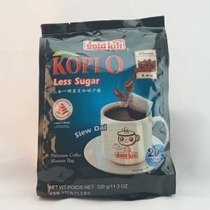 CAFE KOPI O LESS SUGAR 2en1 24/320g GOLDKILI #T074 FR *RUP07.26*