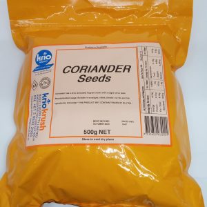 GRAINE DE CORIANDRE 12/500g KRIO coriander seeds FR 09.26