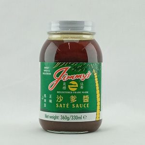 SAUCE SATE 24/330ml JIMMY #JIM0001 satay sauce FR 09.26