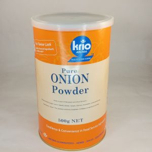 OIGNON POUDRE BOITE 12/500g KRIO pure onion powder 09.26