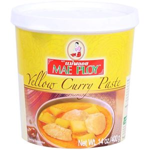 PATE DE CURRY JAUNE 24/12/400g MAEPLOY yellow curry paste FR 08.26