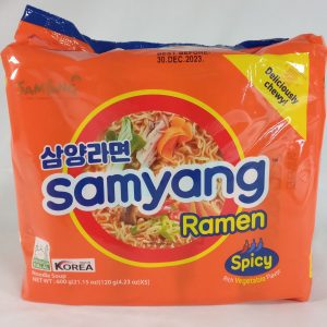 SOUPE SAMYANG RAMEN orange MULTI PACK 8pk/5x120g SYA0010 FR 09.26