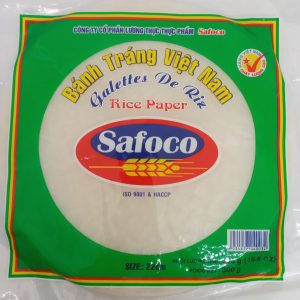 GALETTE DE RIZ 22cm 20/300g SAFOCO rice papers *RUP09.26*