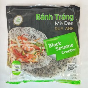 GALETTE SESAME NOIRE 40/400g DUY ANH black sesame crackers *RUP09.26*