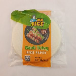GALETTE DE RIZ POUR ROULEAUX DE PRINTEMPS 18cm 40/300g MR RICE *R9.26