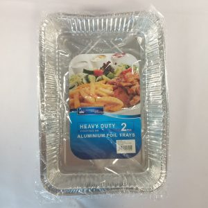 MOULE ALUMINIUM 2pcs 31.5*21.5*4.3cm 2920ml 100set/ctn PLION3 10.26